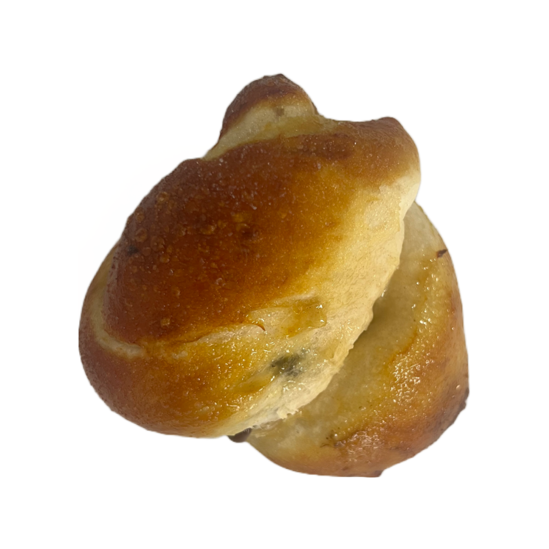 🍫🥨 Chocolate Pretzel Bun - 4 pack