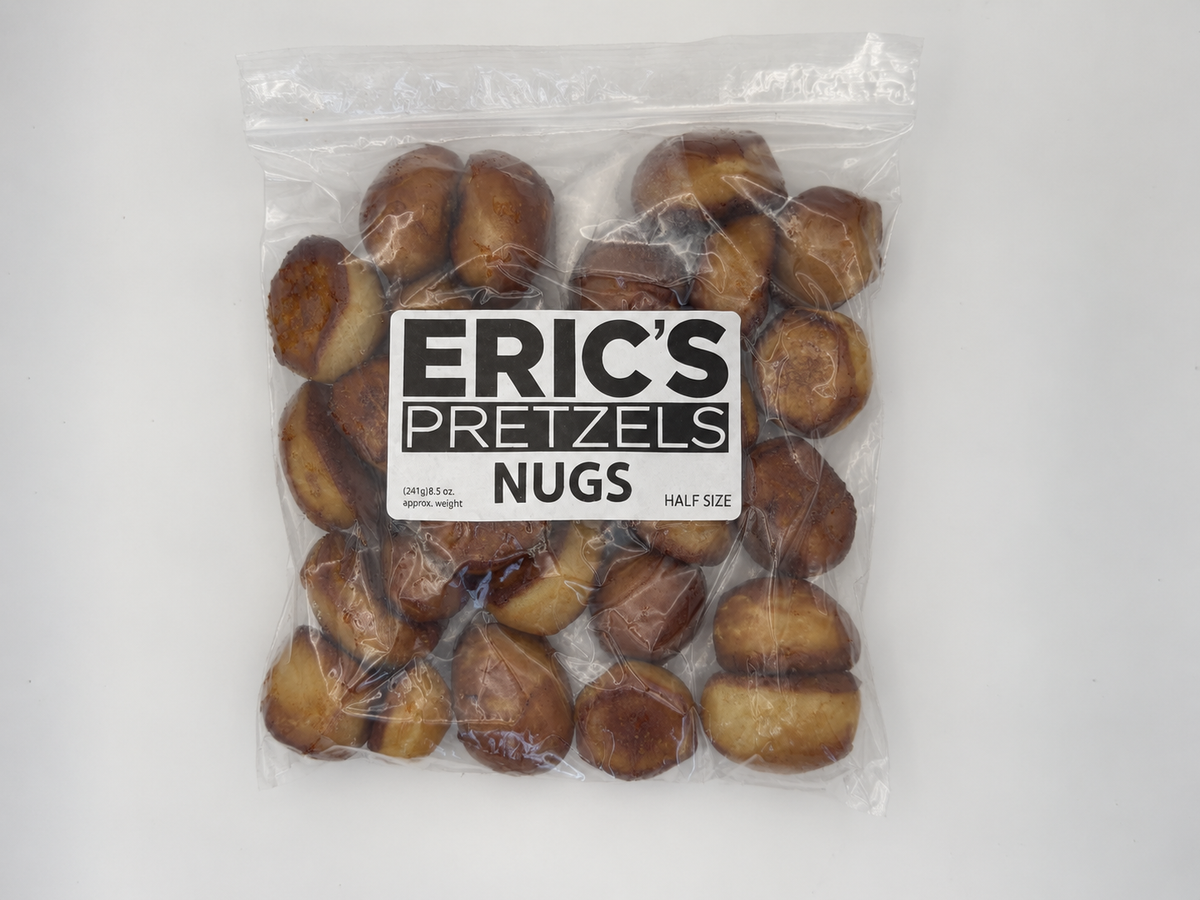 Eric’s Pretzel Nugs 8.5 oz half-size bag upright