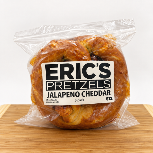 Eric's Pretzels Jalapeno Cheddar Soft Pretzels 3 Pack